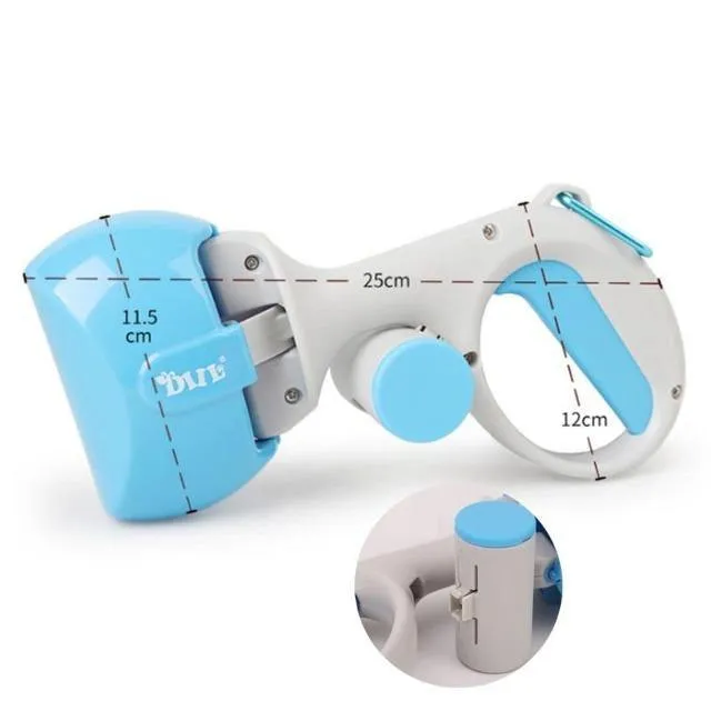 Pet Pooper Scooper With Bag Attached Long Handle Picker