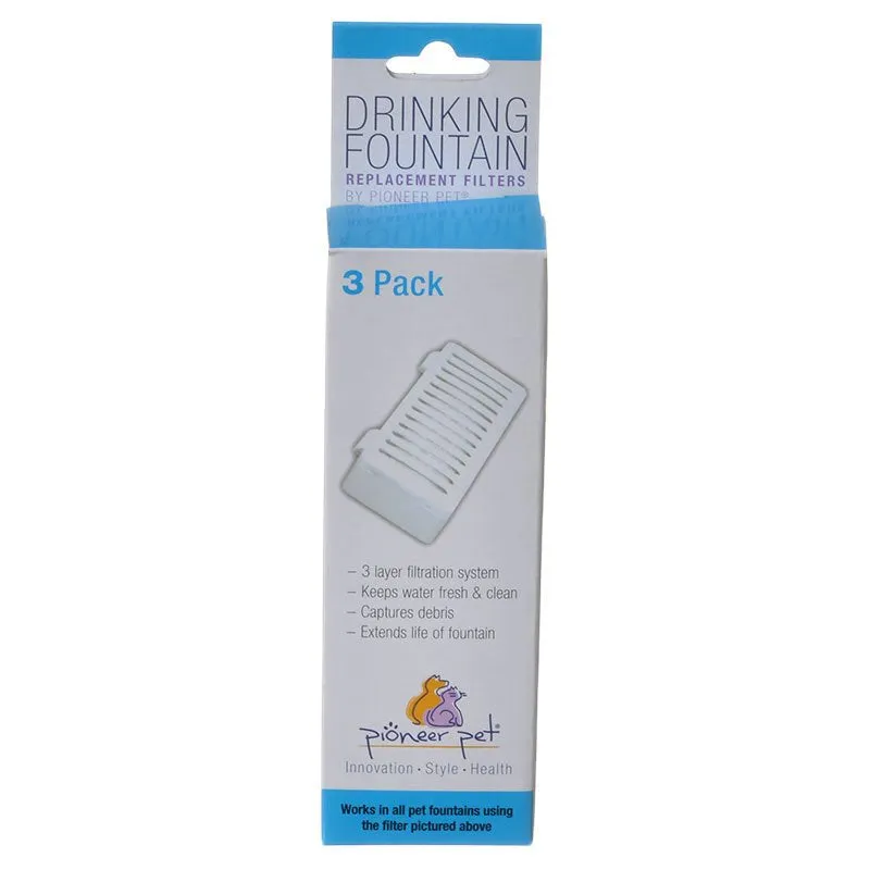 Pioneer Pet T-Shaped Filter for Food   Water Station and Serene Fountain