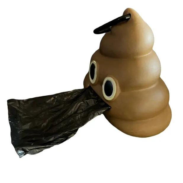 Poop Emoji Rubbish Bag Dispenser