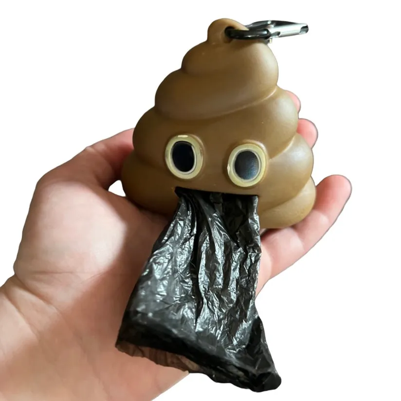 Poop Emoji Rubbish Bag Dispenser