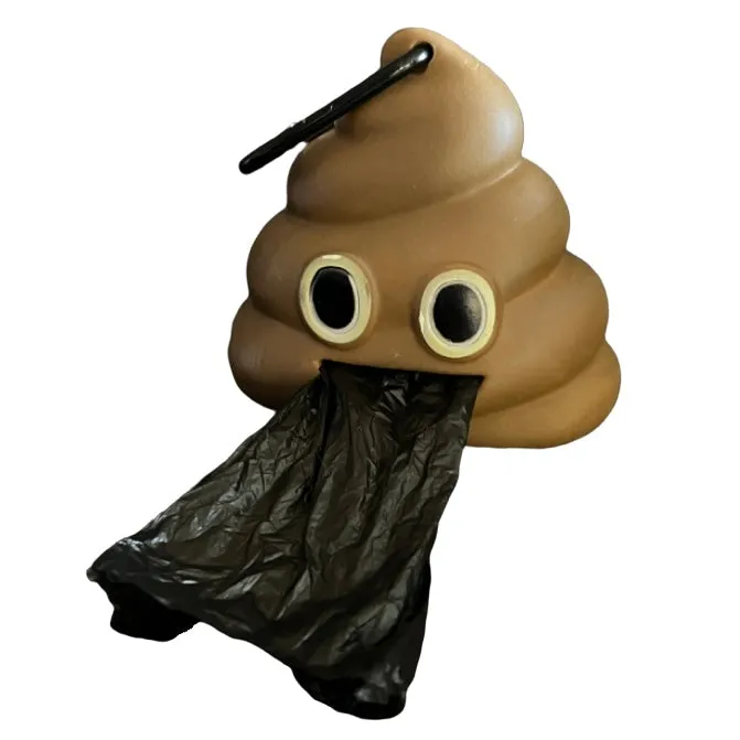 Poop Emoji Rubbish Bag Dispenser