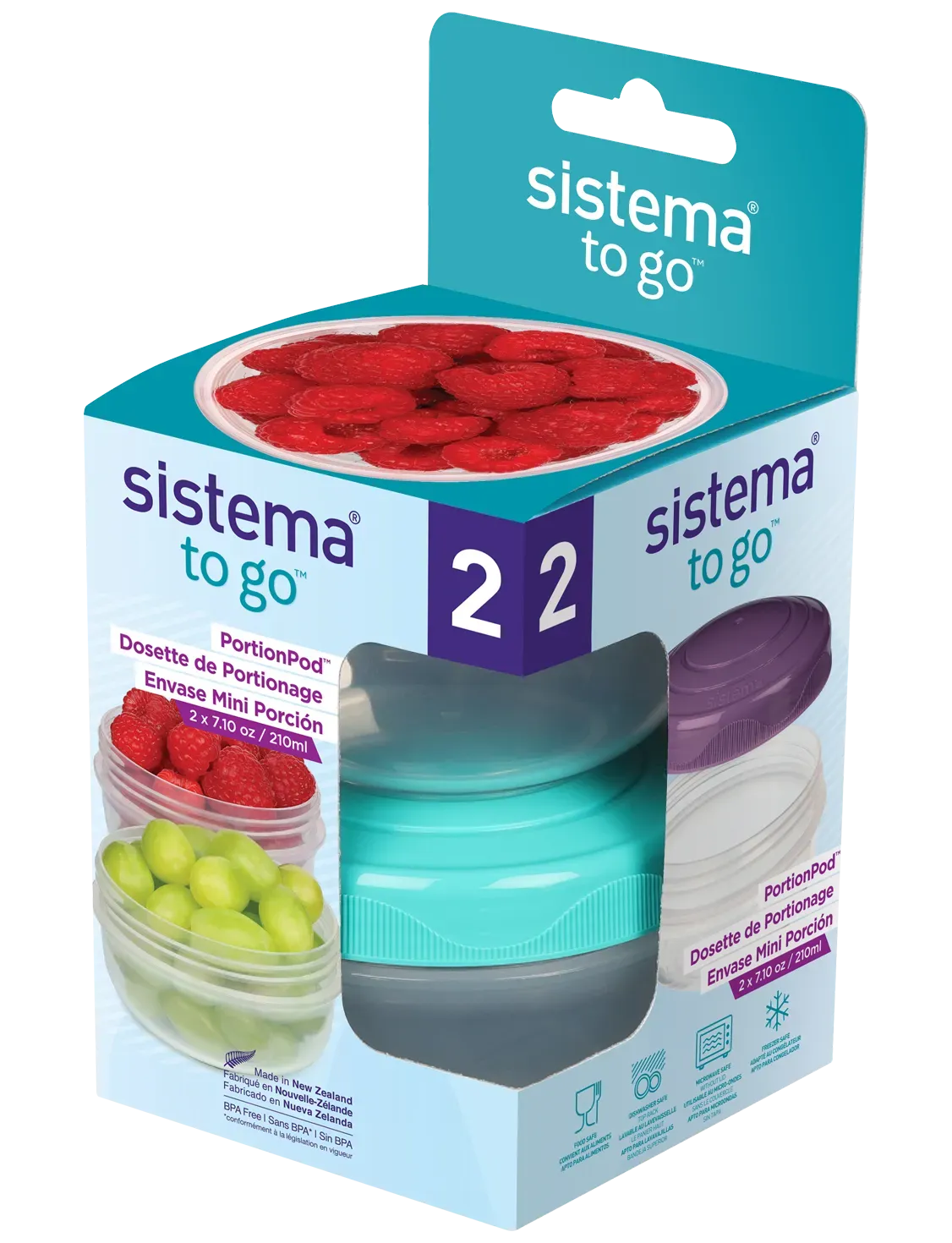Portion Pod 2 Pack To Go 210Ml
