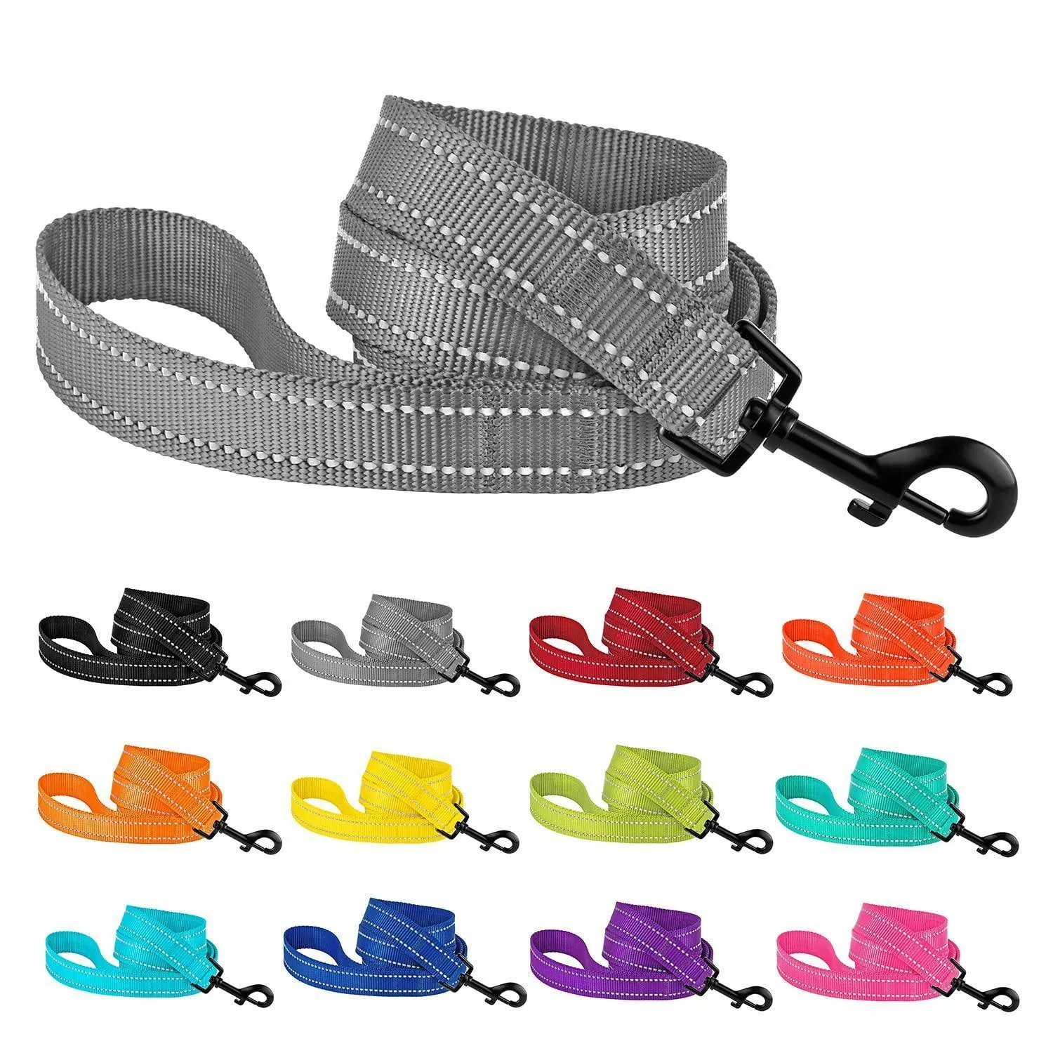 Reflective Nylon Dog Leash