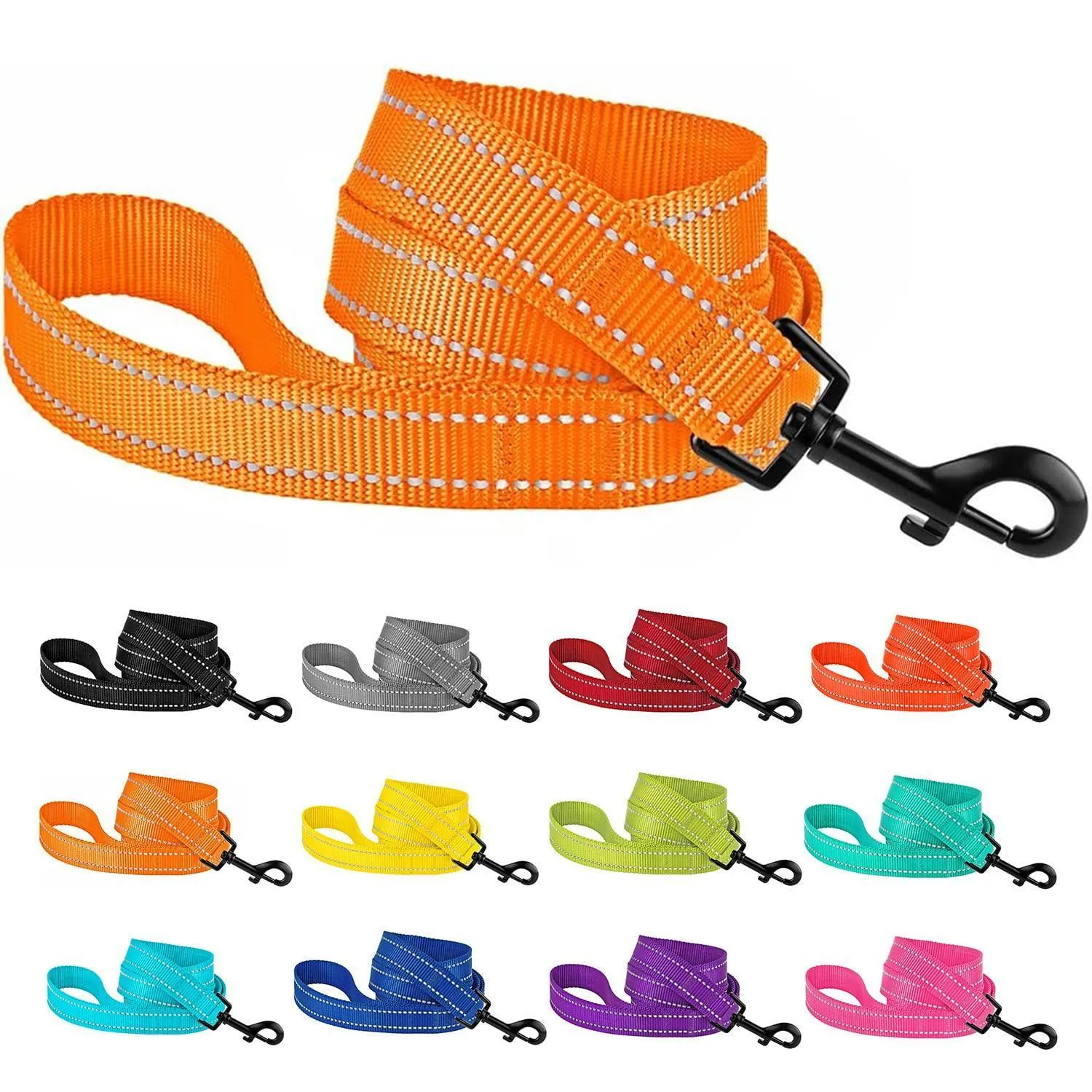 Reflective Nylon Dog Leash