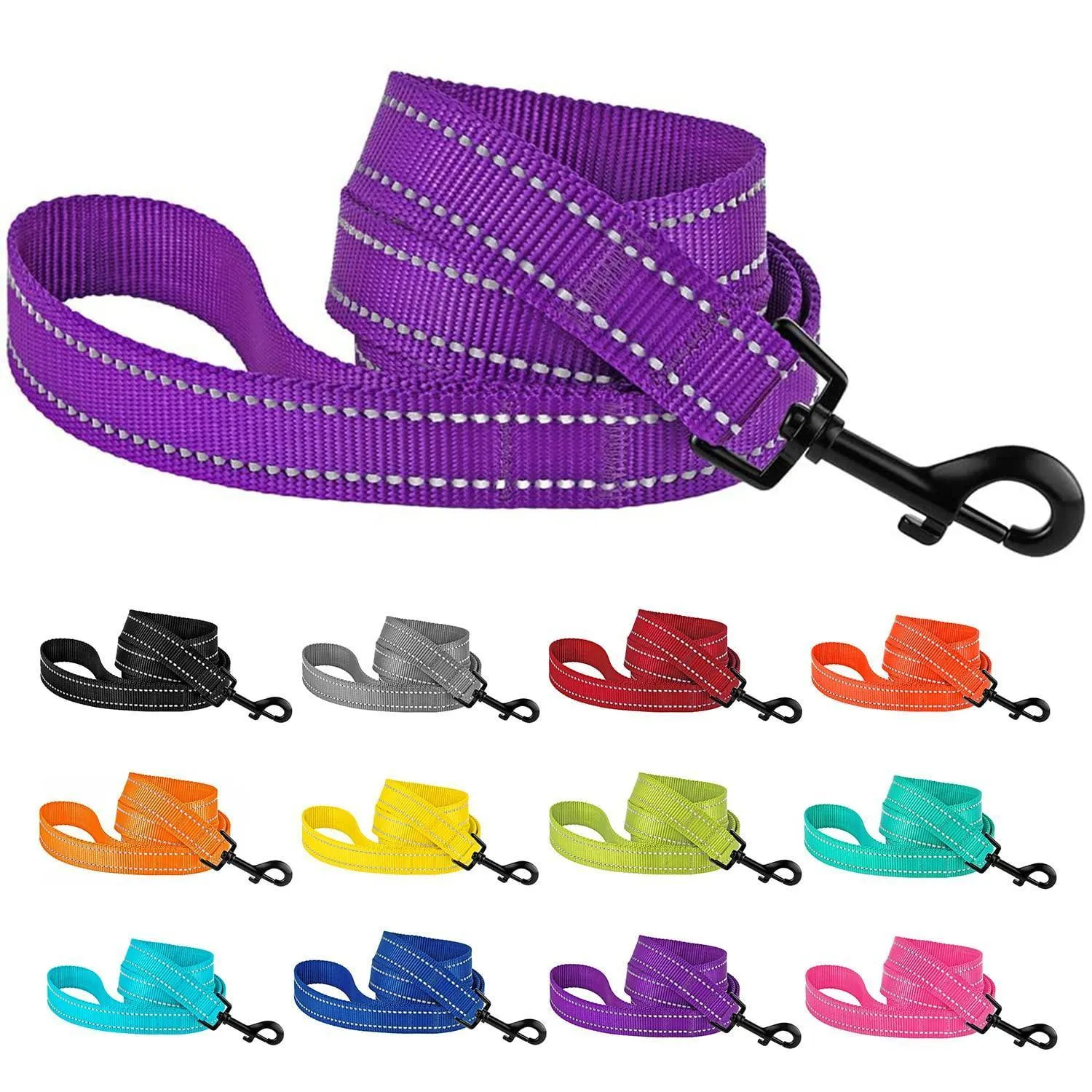 Reflective Nylon Dog Leash