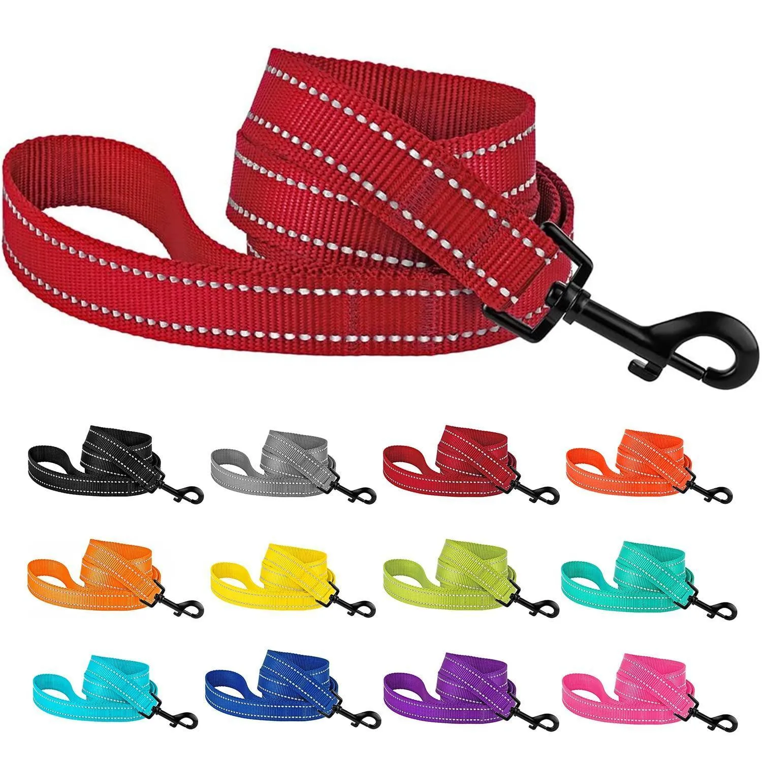 Reflective Nylon Dog Leash