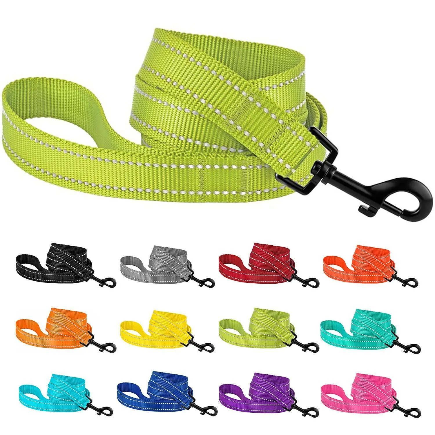 Reflective Nylon Dog Leash
