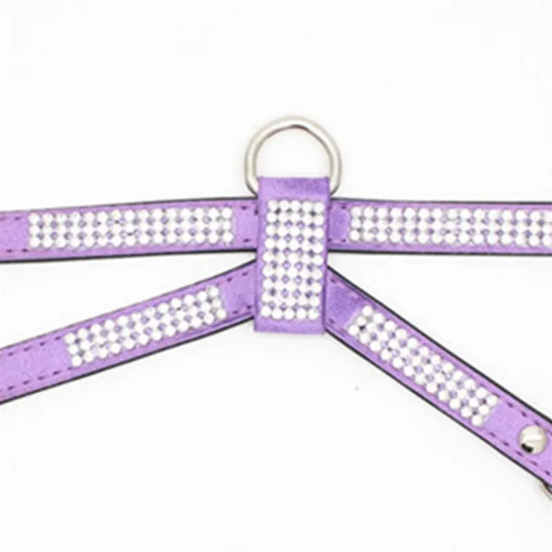 Rhinestone Adjustable Dog Harness
