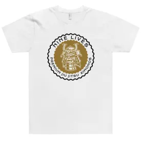 Samurai Cat Tee- White