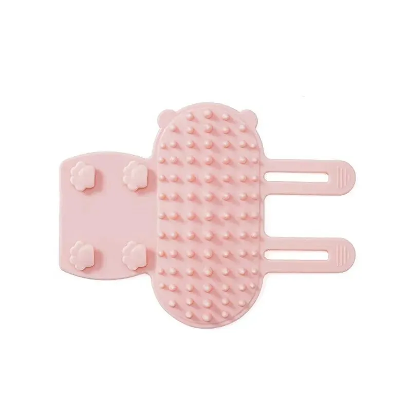 Self-Cleaning Wall-Mounted Cat Grooming Brush – Hair Removal & Massage Comb