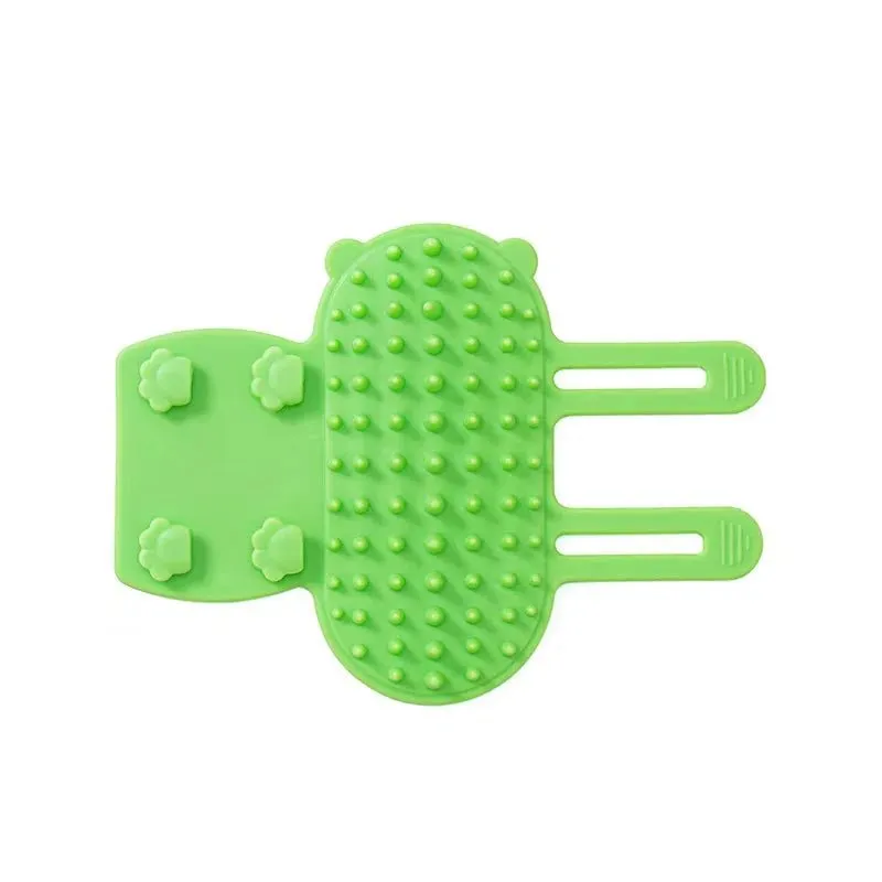 Self-Cleaning Wall-Mounted Cat Grooming Brush – Hair Removal & Massage Comb