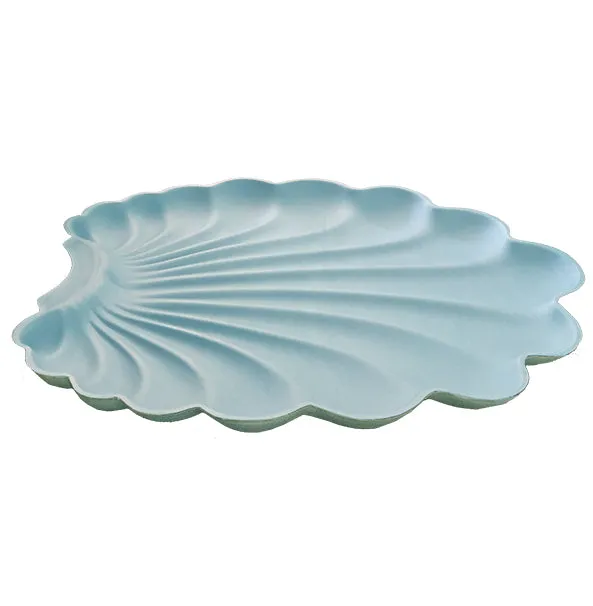 Shell Pad Splash & Crumb Catcher Mat - Blue