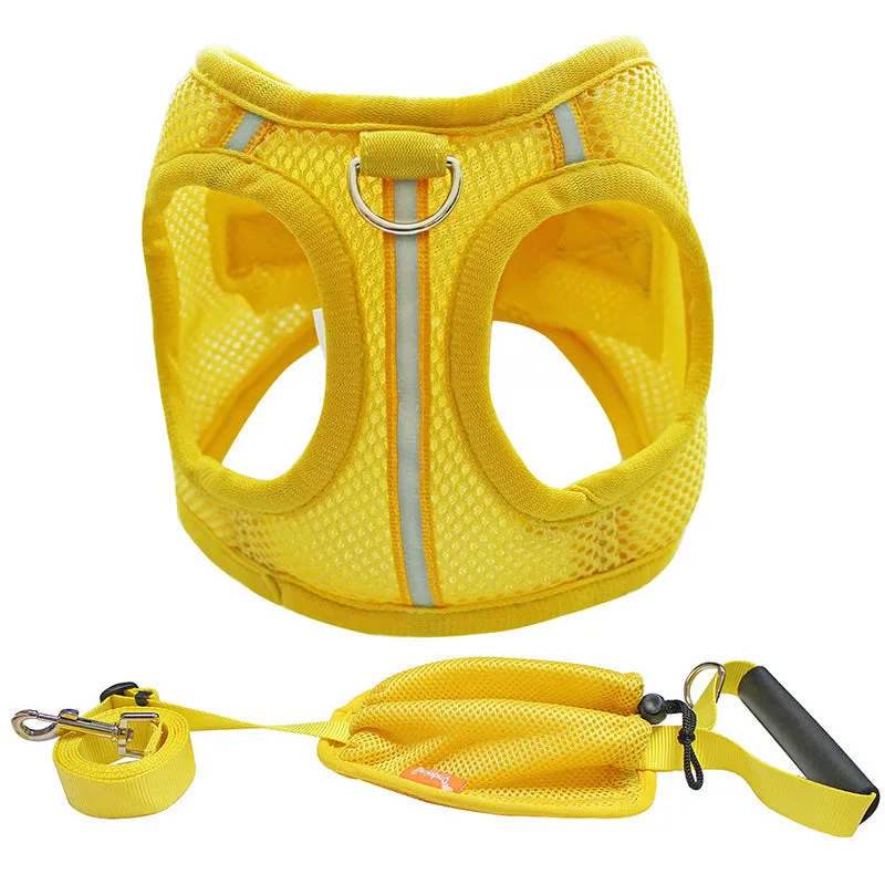 Soft Mesh Pet Vest Harness No Pull Adjustable Breathable