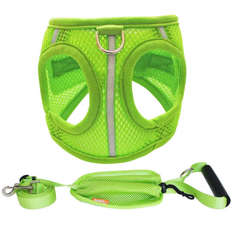 Soft Mesh Pet Vest Harness No Pull Adjustable Breathable