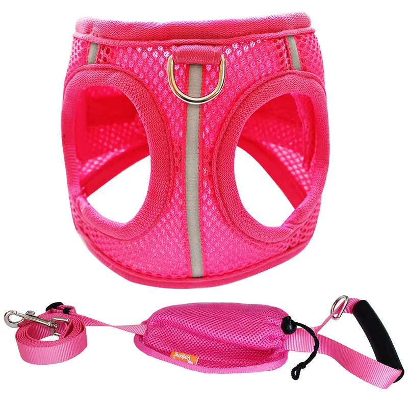 Soft Mesh Pet Vest Harness No Pull Adjustable Breathable