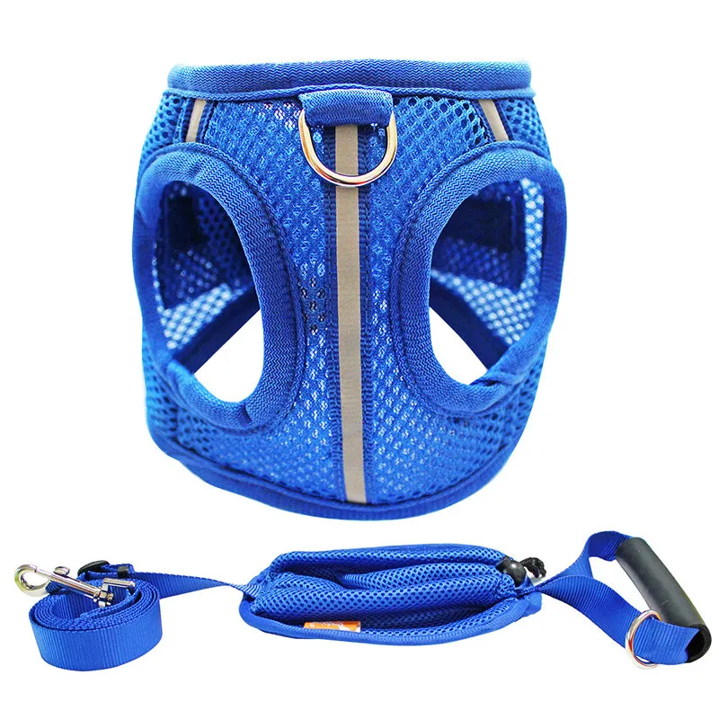 Soft Mesh Pet Vest Harness No Pull Adjustable Breathable