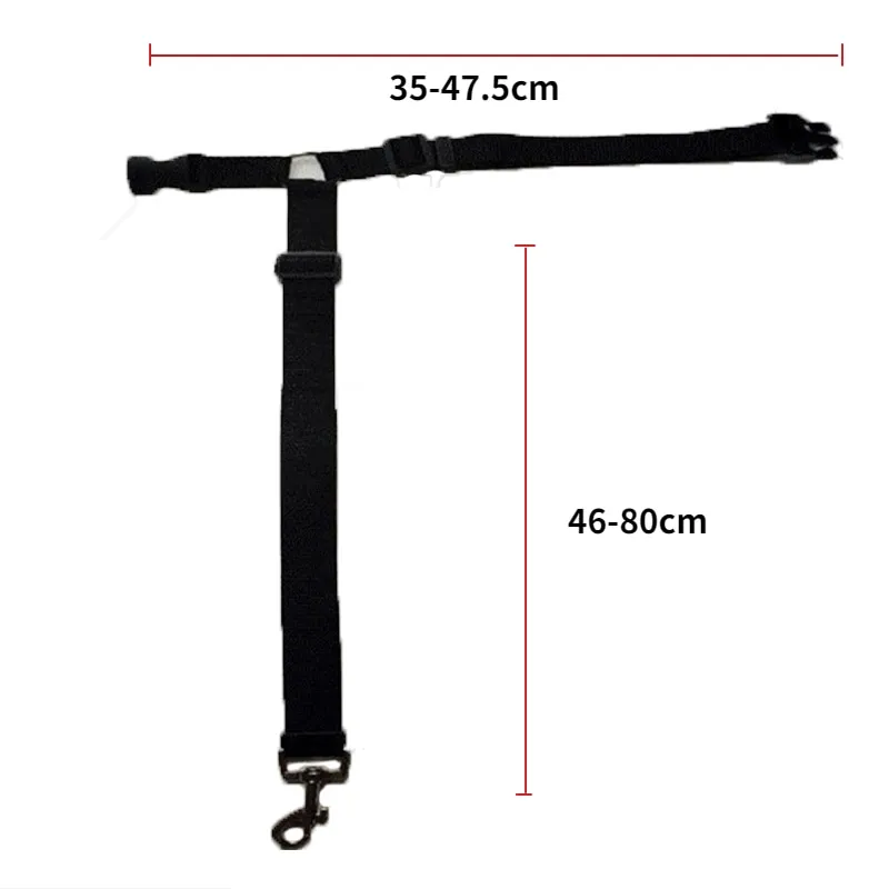 Solid Color Two-in-one Pet Car Seat Belt Adjustable Dogs Harness
