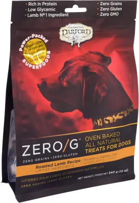 Zero/G Roasted Lamb Recipe Mini Dog Treats, 12 oz